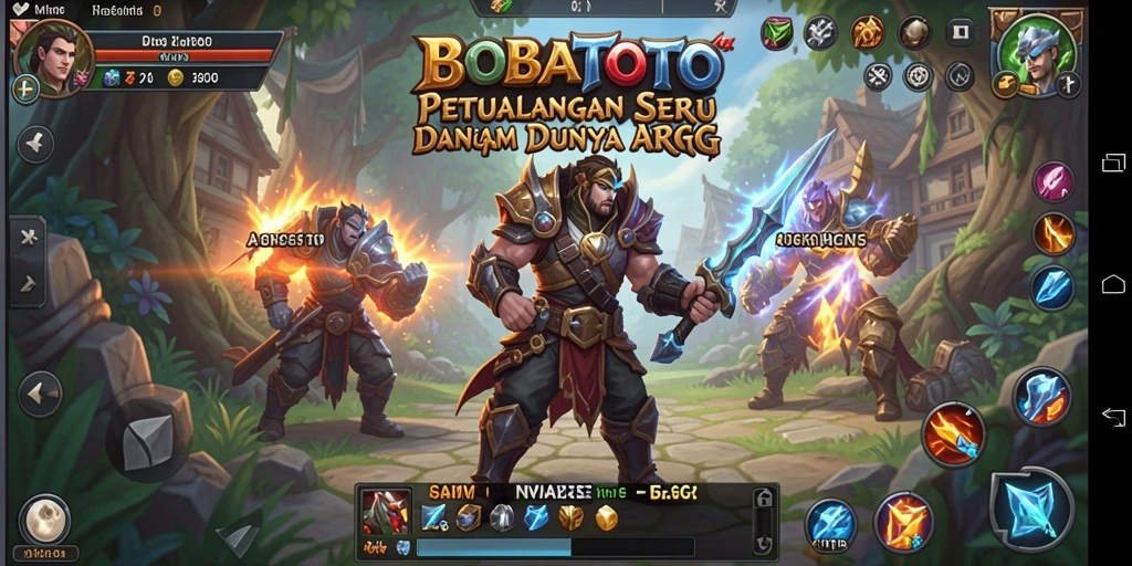 Tampilan gameplay seru dan aksi mendebarkan di BOBATOTO.