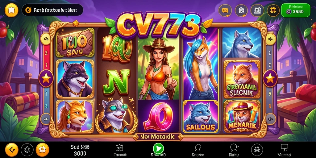Menampilkan gameplay Slot yang seru dan grafis menawan dari CV777.