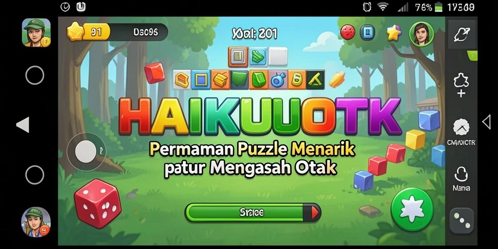 Gameplay HAIKUOTK menunjukkan variasi teka-teki yang menantang.