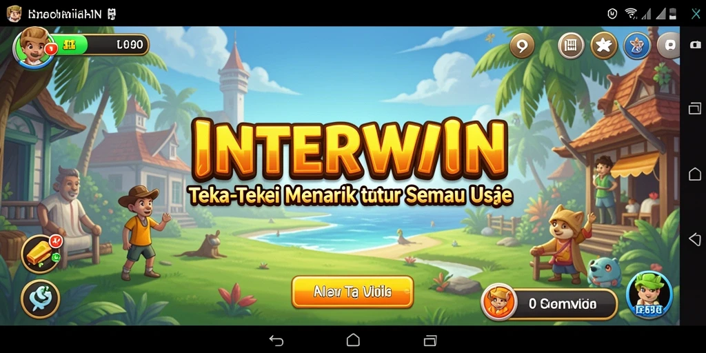 Gameplay INTERWIN dengan berbagai teka-teki menarik dan menantang.