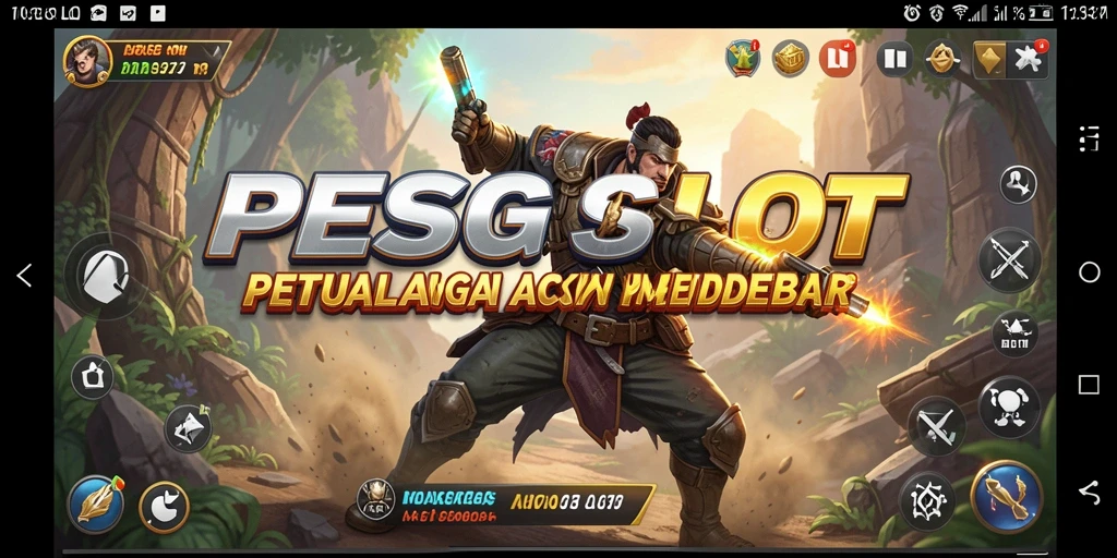 Tangkapan layar PESGSLOT menampilkan aksi mendebarkan dalam pertarungan epik.