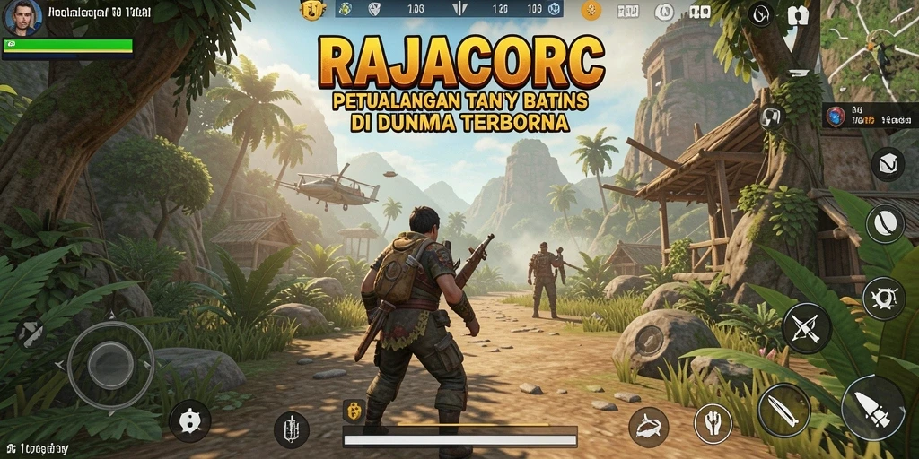 Gameplay <strong>RAJACORC</strong> yang memukau di dunia terbuka.