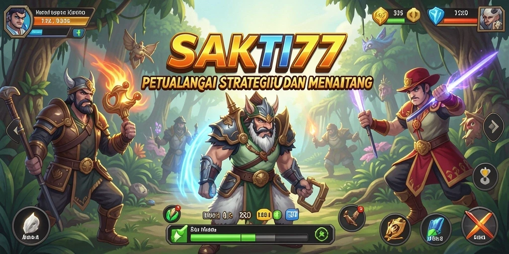 Tampilan gameplay menarik dengan pertempuran strategi yang mendebarkan.