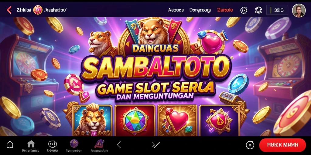 Tampilan gameplay seru di SAMBALTOTO dengan putaran yang mendebarkan.