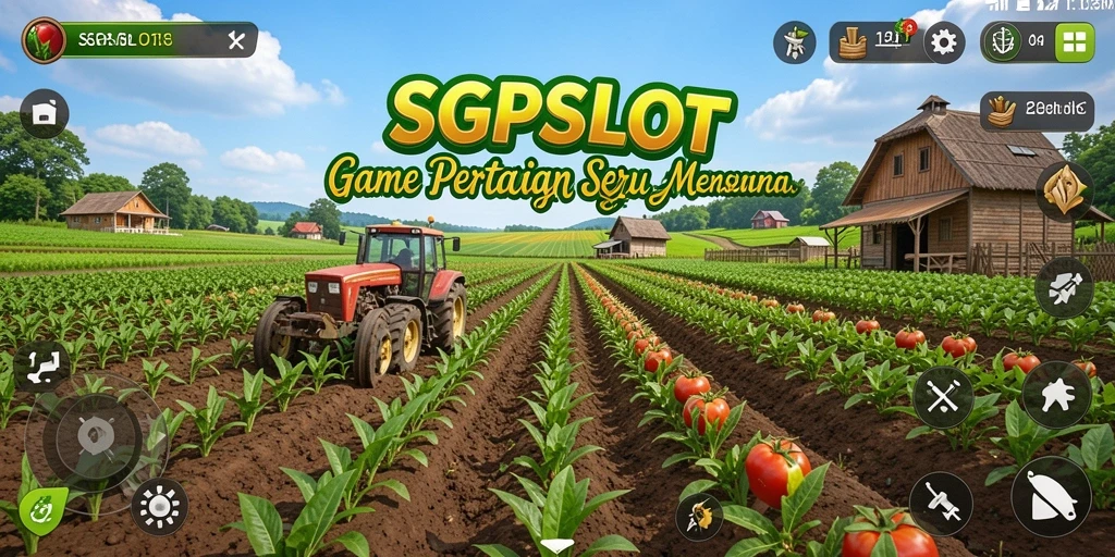 Tampilan gameplay SGPSLOT yang seru dan memikat di dunia pertanian.