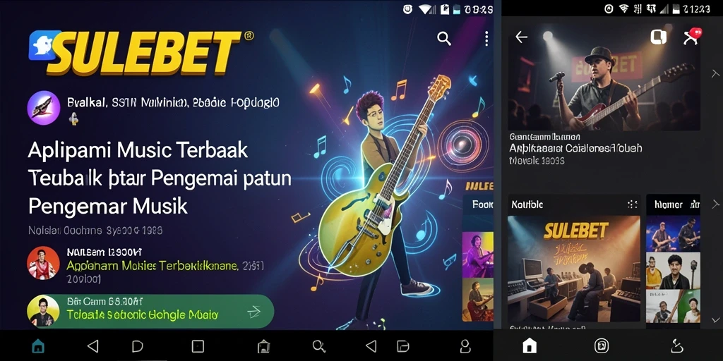 Screenshot gameplay SULEBET menampilkan pengalaman musik yang intuitif.