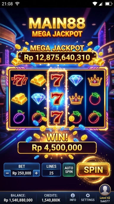 Screenshot berbagai aplikasi populer yang tersedia di main88.